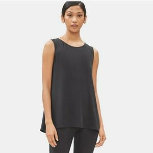 Eileen Fisher 100% Silk Georgette NWT